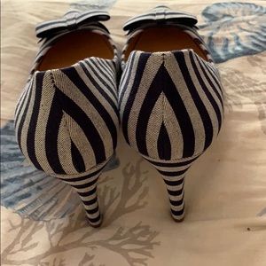 J. Crew Shoes - J crew striped heels J. Crew Shoes - J crew striped heels
